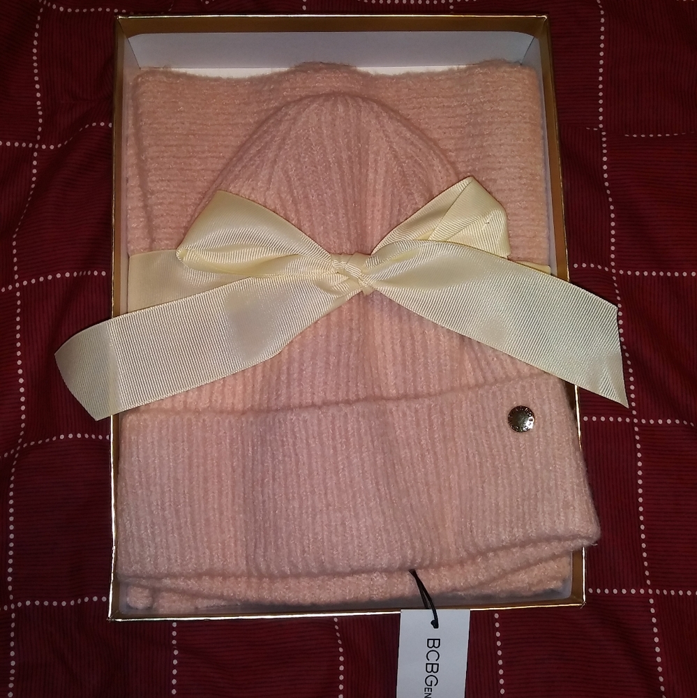 Bcbg women's hat and scarf